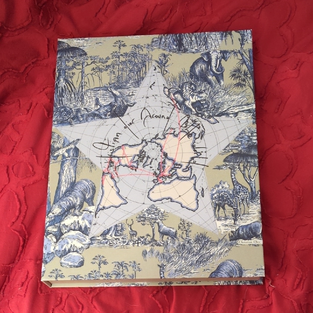 Dior Journal Desk Set with World Map Design